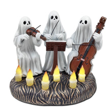 Load image into Gallery viewer, Ghostly Ensemble Trio Lighted Spooky Home Figurine, 5.5" LED Haunted Halloween Ghost Statue