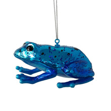 Carregar imagem no visualizador da galeria, Poison Dart Frog Glass Christmas Ornament, Gift for Exotic Animal Lovers