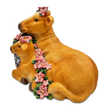 Load image into Gallery viewer, Best Mom Cow and Calf Charming Figurine, 6" Keepsake Jersey Statue and Mother’s Day Gift