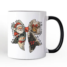 Load image into Gallery viewer, Coquette Christmas Bow Personalized Mug, It's Most Wonderful Time Of The Year Vintage Gift with Custom Name