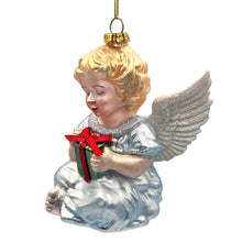 Load image into Gallery viewer, Vintage Angel Handpainted Classic Glass Christmas Ornament, Sentimental Faith Gift