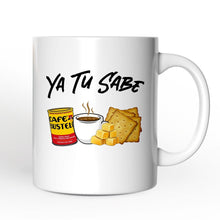 Carregar imagem no visualizador da galeria, Ya Tu Sabe Café Queso and Galleta Personalized Mug, Funny Latin Coffee Gift with Custom Name For Caffeine Lover
