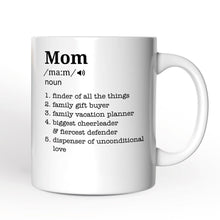 Carregar imagem no visualizador da galeria, Personalized Mom Definition Mug, Funny Mothers Day Gift with Custom Name