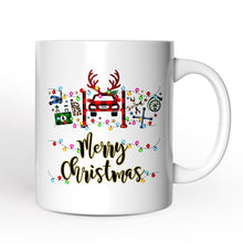 Carregar imagem no visualizador da galeria, Personalized Mug Automotive Technician Plaid Christmas, Mechanic Repair and Parts Gift for Shop