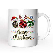 Carregar imagem no visualizador da galeria, Personalized Mug Baseball Buffalo Plaid Christmas, Team and Coaches Gift