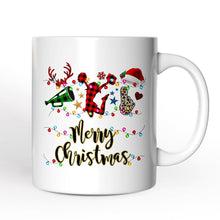 Carregar imagem no visualizador da galeria, Personalized Mug Cheer Buffalo Plaid Christmas, Cheer Team or Coach Gift