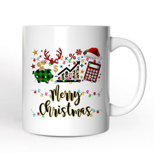 Carregar imagem no visualizador da galeria, Personalized Mug Finance Professional Buffalo Plaid Christmas, Custom Accountant and Financial Advisor Gift
