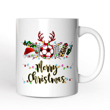 Carregar imagem no visualizador da galeria, Personalized Mug Soccer Buffalo Plaid Christmas, Team and Coaches Gift