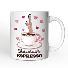 Load image into Gallery viewer, That’s That Me Expresso Vibe Personalized Mug, Retro Girls Valentine and Galentine Gift With Custom Name