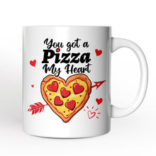 Carregar imagem no visualizador da galeria, You Got A Pizza My Heart Personalized Mug, Pizza Lover Romantic Gift With Custom Name