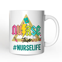 Carregar imagem no visualizador da galeria, Nurse Life Tour Personalized Mug, Medical Worker Custom Gift with Name
