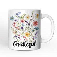 Carregar imagem no visualizador da galeria, Wildflower Bouquet Personalized Mug, Floral Custom Gift with Name
