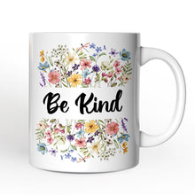 Carregar imagem no visualizador da galeria, Wildflowers Personalized Mug, Flowers Custom Gift with Name for Women