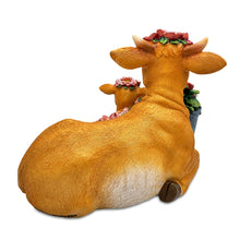 Load image into Gallery viewer, Best Mom Cow and Calf Charming Figurine, 6" Keepsake Jersey Statue and Mother’s Day Gift