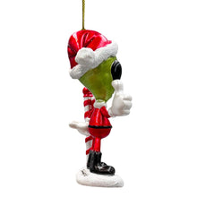 Carregar imagem no visualizador da galeria, Greetings Earthlings Alien Ornament, Unique UFO Christmas Decor