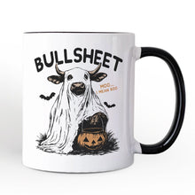 Carregar imagem no visualizador da galeria, Bullsheet Halloween Bull Personalized Mug, Hilarious Cow Gift with Custom Name