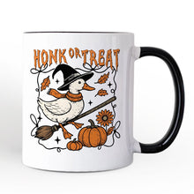 Carregar imagem no visualizador da galeria, Honk or Treat Goose Personalized Mug, Hilarious Halloween Gift with Custom Name