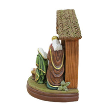 Carregar imagem no visualizador da galeria, Radiant Nativity Scene Handcrafted Statue Figurine, 7" Birth of Jesus Christian Home Decoration