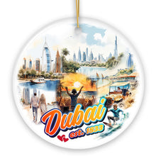 Load image into Gallery viewer, Artistic Dubai Cultural Christmas Ornament, Keepsake Souvenir and Gift