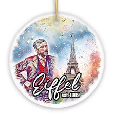 Load image into Gallery viewer, Artistic Eiffel Tower Unique Ceramic Ornament, Handcrafted Paris Decor