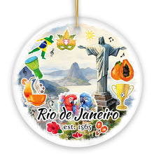 Load image into Gallery viewer, Cultural Rio de Janeiro Art Ornament, Brazil Landmarks Souvenir Gift