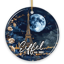 Load image into Gallery viewer, Eiffel Tower Majestic Night View Christmas Ornament, France Souvenir and Gift