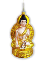 Carregar imagem no visualizador da galeria, Golden Buddha Glass Ornament