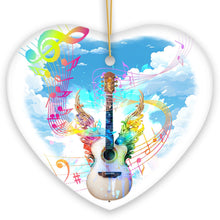 Carregar imagem no visualizador da galeria, Harmonious Music from a Guitar Ornament, Colorful and Musical Souvenir, Musician Gift