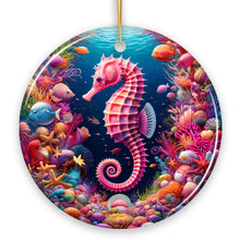 Carregar imagem no visualizador da galeria, Tropical Tide Treasure Radiant Seahorse Ornament, Ocean-Themed Gift And Decor