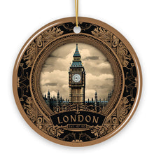 Load image into Gallery viewer, Vintage Victorian Style Big Ben Ornament, London Traveler Souvenir