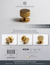 Cargar imagen en el visor de la galería, Dusk Knurled Knob