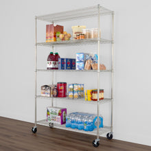 Carregar imagem no visualizador da galeria, 18" x 48" x 72" 5-Tier Wire Rack