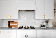 Cargar imagen en el visor de la galería, Demi Lune, Solid Brass Half Moon Cabinet Pulls