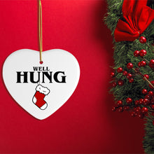 Carregar imagem no visualizador da galeria, Well Hung Funny Christmas Ornament