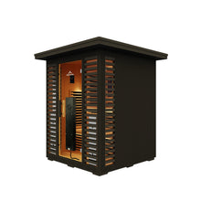 Load image into Gallery viewer, Peak Saunas Kilimanjaro 5-Person Outdoor Full Spectrum Infrared Sauna with XL Medical-Grade Red Light Therapy and Smart WiFi App Control