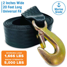 Load image into Gallery viewer, Trailer Winch Strap Replacement
