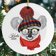 Carregar imagem no visualizador da galeria, Winter Koala Christmas Ornament