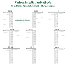 Load image into Gallery viewer, Closet System Starter Kit with Tower and 3 Hang Rods