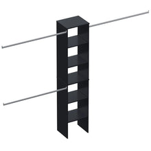 Load image into Gallery viewer, Closet System Starter Kit with Tower and 3 Hang Rods