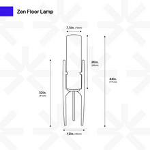 Carregar imagem no visualizador da galeria, Zen Floor Lamp