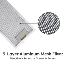 Cargar imagen en el visor de la galería, CIARRA Ductless Range Hood 30 inch Under Cabinet Hood Vent for Kitchen Ducted and Ductless Convertible CAS75918A