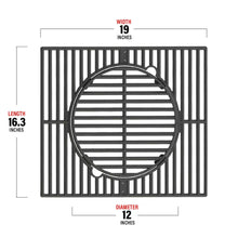 Carregar imagem no visualizador da galeria, A106 Multifunction Cast Iron Grill Grate