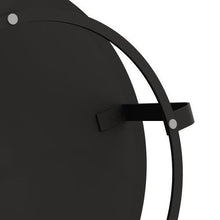 Carregar imagem no visualizador da galeria, 31.5" Modern round coffee table Wooden carving pattern coffee table with metal legs for living room reception room office Golden