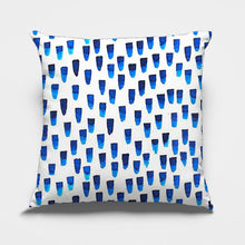 Carregar imagem no visualizador da galeria, Abstract Blue Cushion Covers