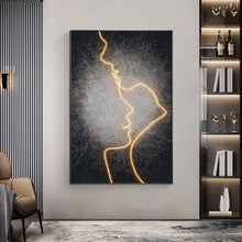 Carregar imagem no visualizador da galeria, Abstract Love Illuminated Art
