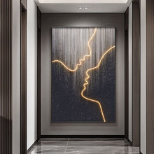 Carregar imagem no visualizador da galeria, Abstract Love Illuminated Art