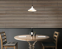 Load image into Gallery viewer, Theory Acoustic 11/16 in. x 6.42 in. x 46 in. Sound Damping Wood Wall Panels - Natural Overture Oak (16.6 Sq. Ft.)