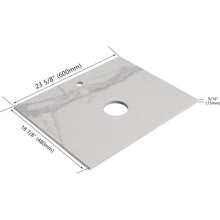 Carregar imagem no visualizador da galeria, 24" Modern Design Float Bathroom Vanity With Ceramic Basin Set, Wall Mounted White Oak Vanity With Soft Close Door, KD-PackingD-Packing Pieces