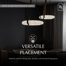Carregar imagem no visualizador da galeria, Aktis Alabaster Pendant Light