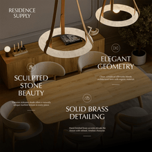 Carregar imagem no visualizador da galeria, Aktis Alabaster Pendant Light